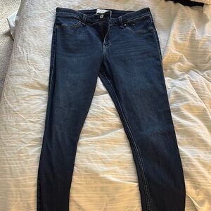 Abercrombie & Fitch Blue Skinny Jeans with Stretch